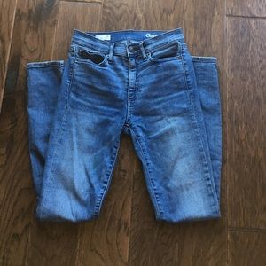 High rise skinny gap jeans